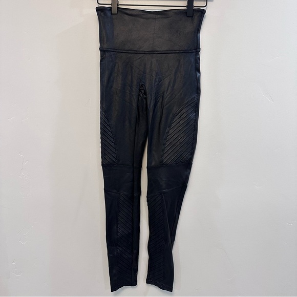 SPANX moto legging faux leather legging size small - Picture 11 of 14